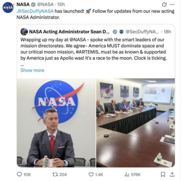 股票配资10倍 美国为何争分夺秒上月球 从火星转向月球？
