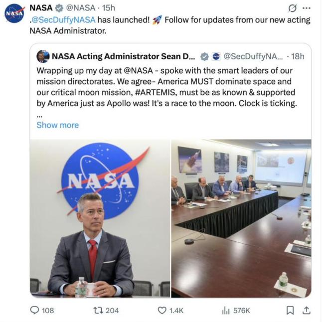 美国为何争分夺秒上月球 从火星转向月球？